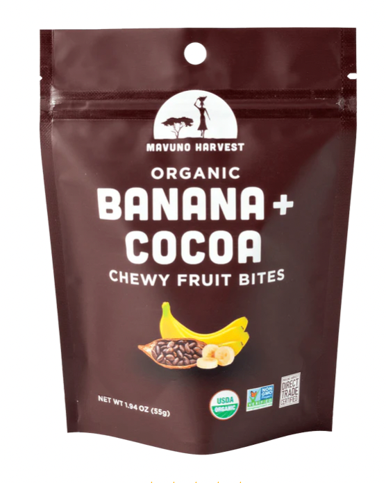 Organic Banana & Cocoa Fruit Bites