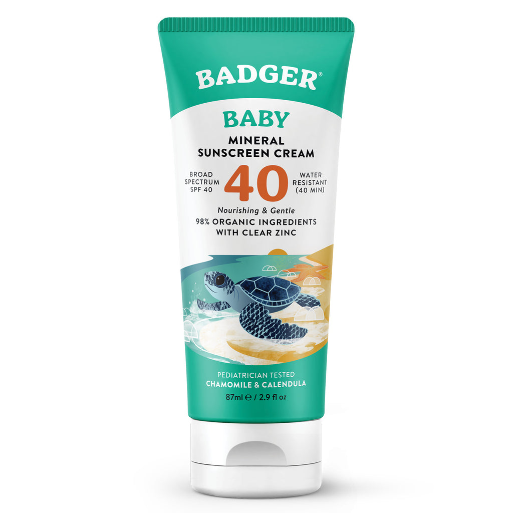 SPF 40 Baby Clear Zinc Sunscreen Cream