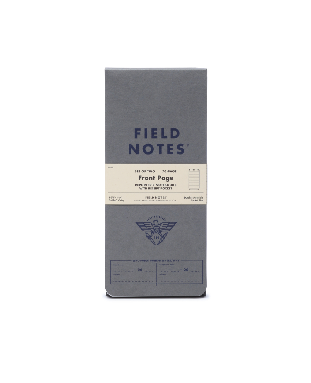 Field Notes Front Page Notebook